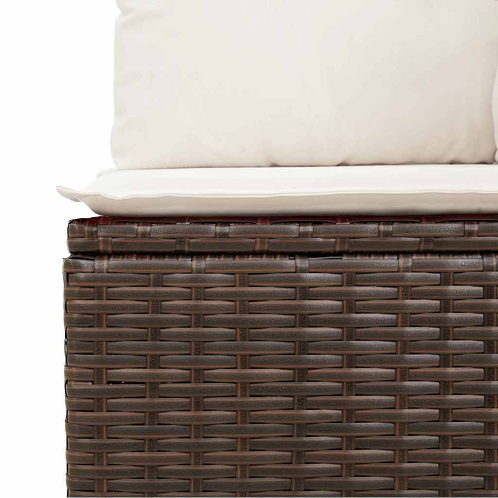 Tuin Sofa Set Met Kussen 6 Pcs Poly Riet
