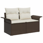 Tuin Sofa Set Met Kussen 6 Pcs Poly Riet