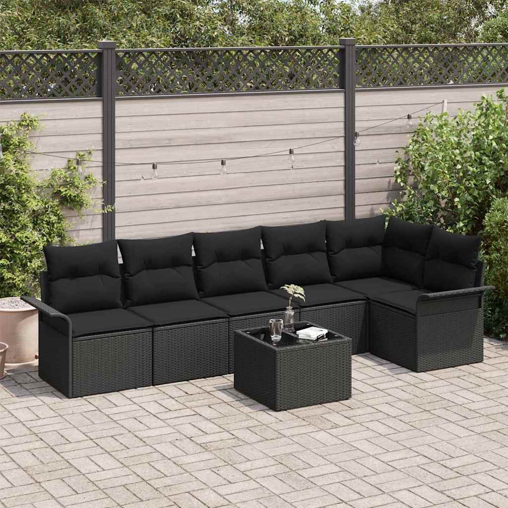 Tuin Sofa Set Met Kussen 6 Pcs Poly Riet