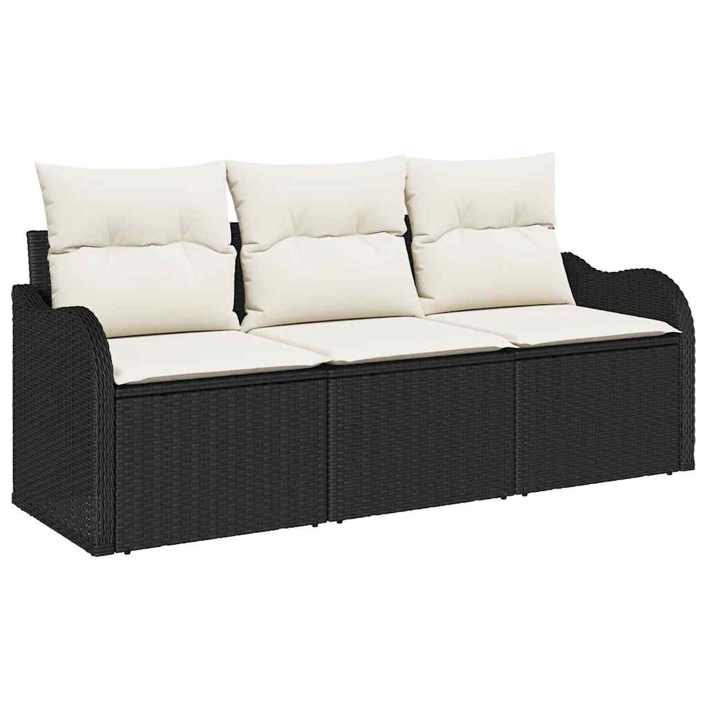 Tuin Sofa Set Met Kussen 3 Pcs Poly Riet
