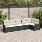 Tuin Sofa Set Met Kussen 7 Pcs Poly Riet