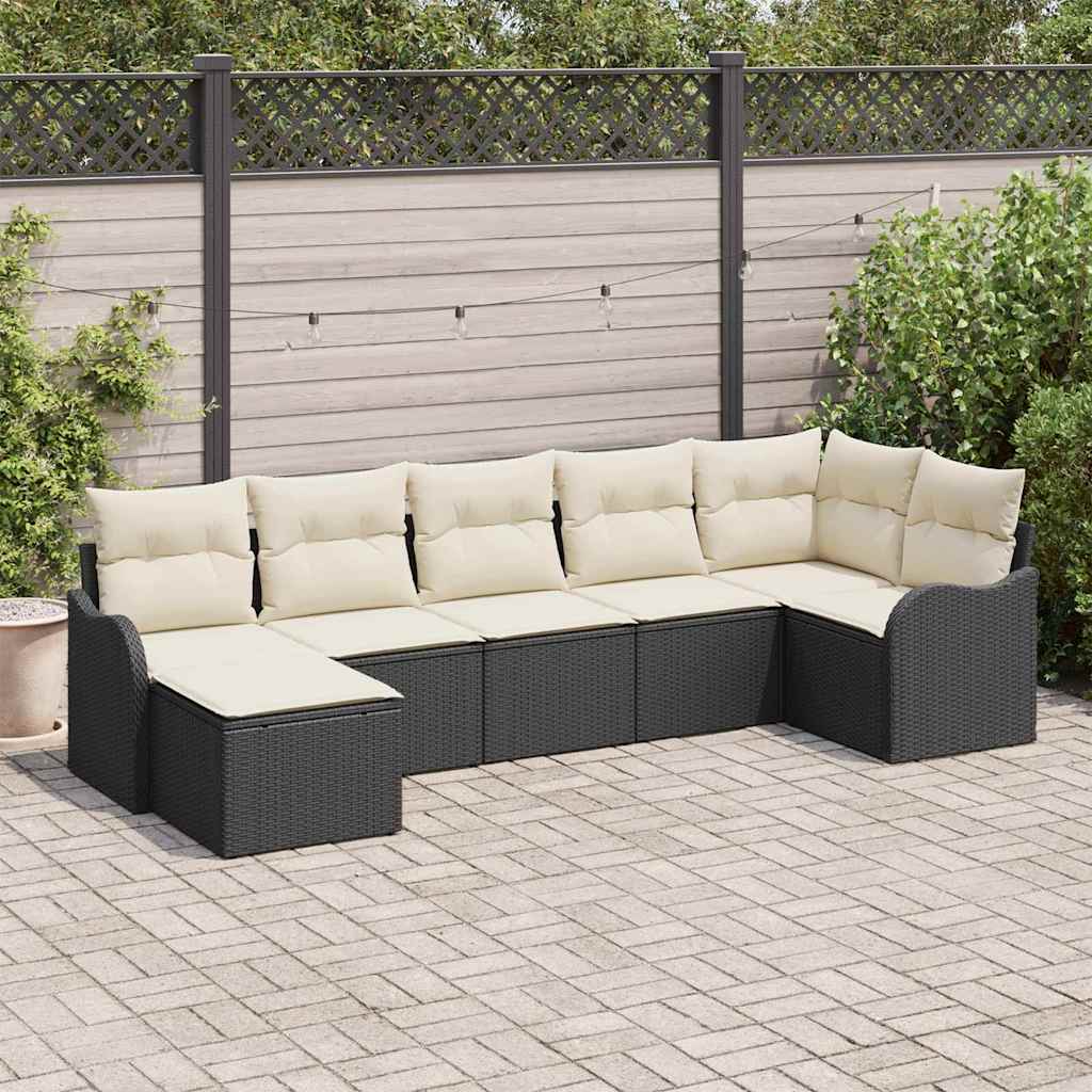 Tuin Sofa Set Met Kussen 8 Pcs Poly Riet