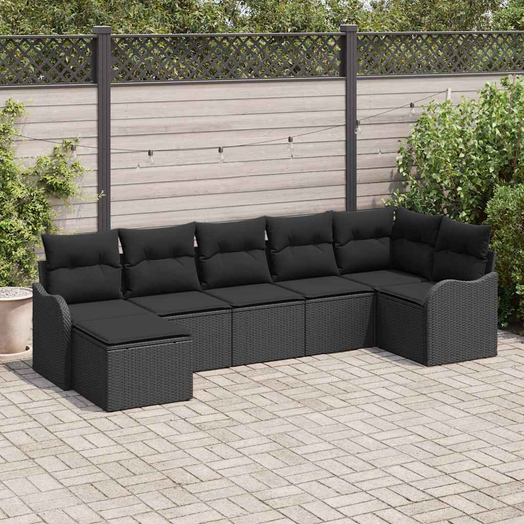 Tuin Sofa Set Met Kussen 8 Pcs Poly Riet