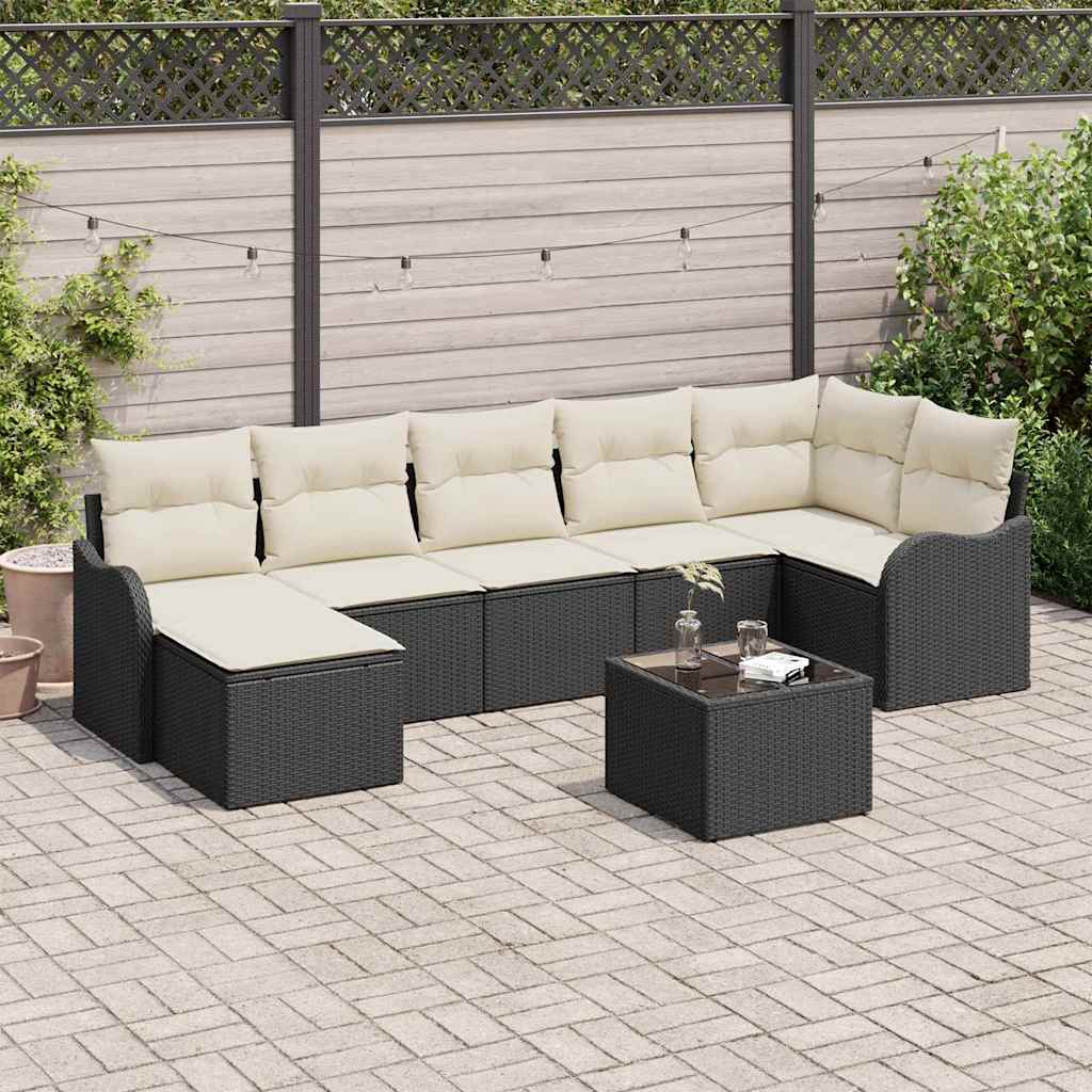Tuin Sofa Set Met Kussen 8 Pcs Poly Riet
