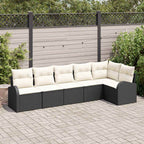 Tuin Sofa Set Met Kussen 7 Pcs Poly Riet