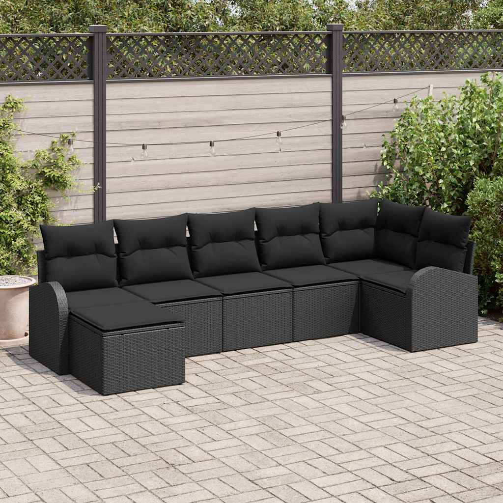 Tuin Sofa Set Met Kussen 8 Pcs Poly Riet
