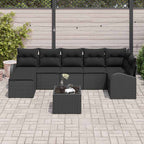 Tuin Sofa Set Met Kussen 8 Pcs Poly Riet