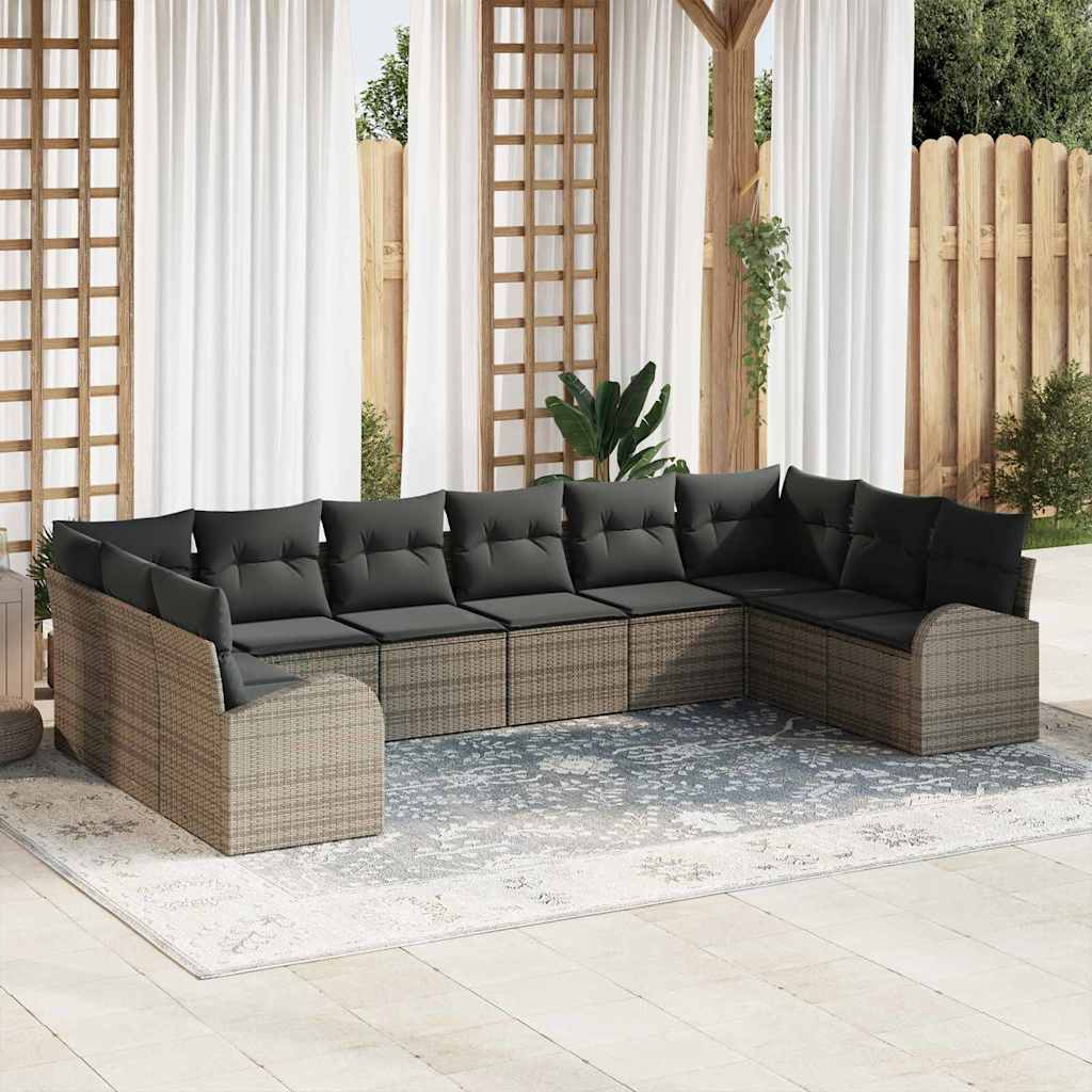 Tuin Sofa Set 11 Pcs Poly Riet