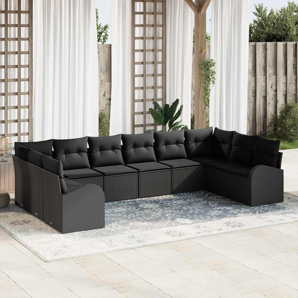 Tuin Sofa Set 11 Pcs Poly Riet
