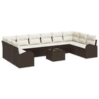 Tuin Sofa Set 11 Pcs Poly Riet