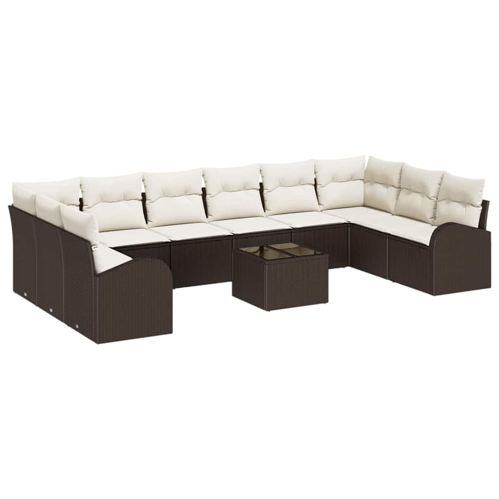Tuin Sofa Set 11 Pcs Poly Riet