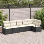 Tuin Sofa Set 7 Pcs Poly Riet