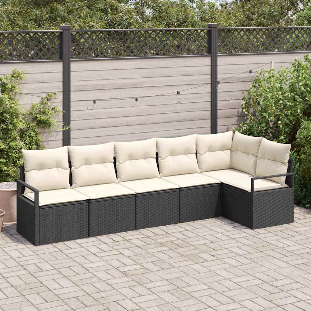 Tuin Sofa Set 7 Pcs Poly Riet
