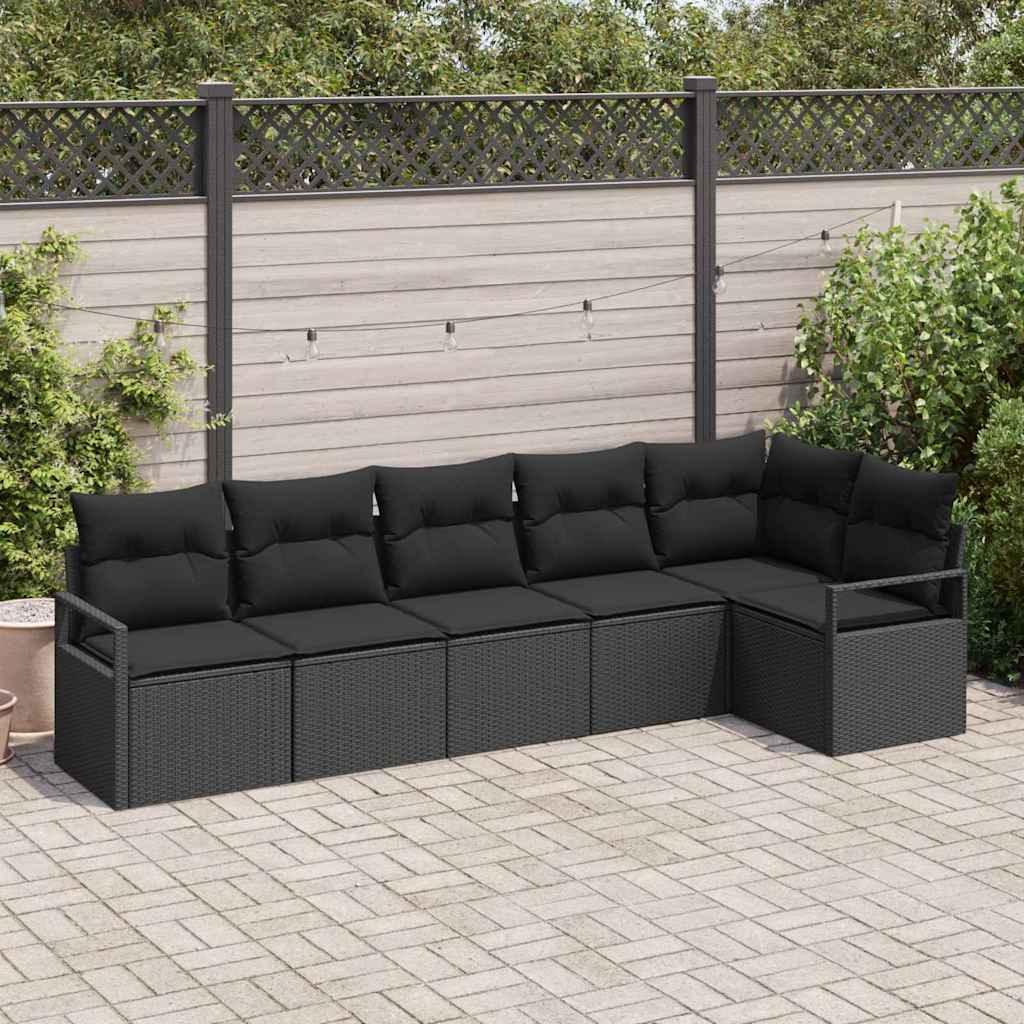 Tuin Sofa Set 7 Pcs Poly Riet