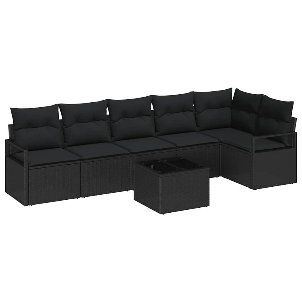 Tuin Sofa Set 7 Pcs Poly Riet