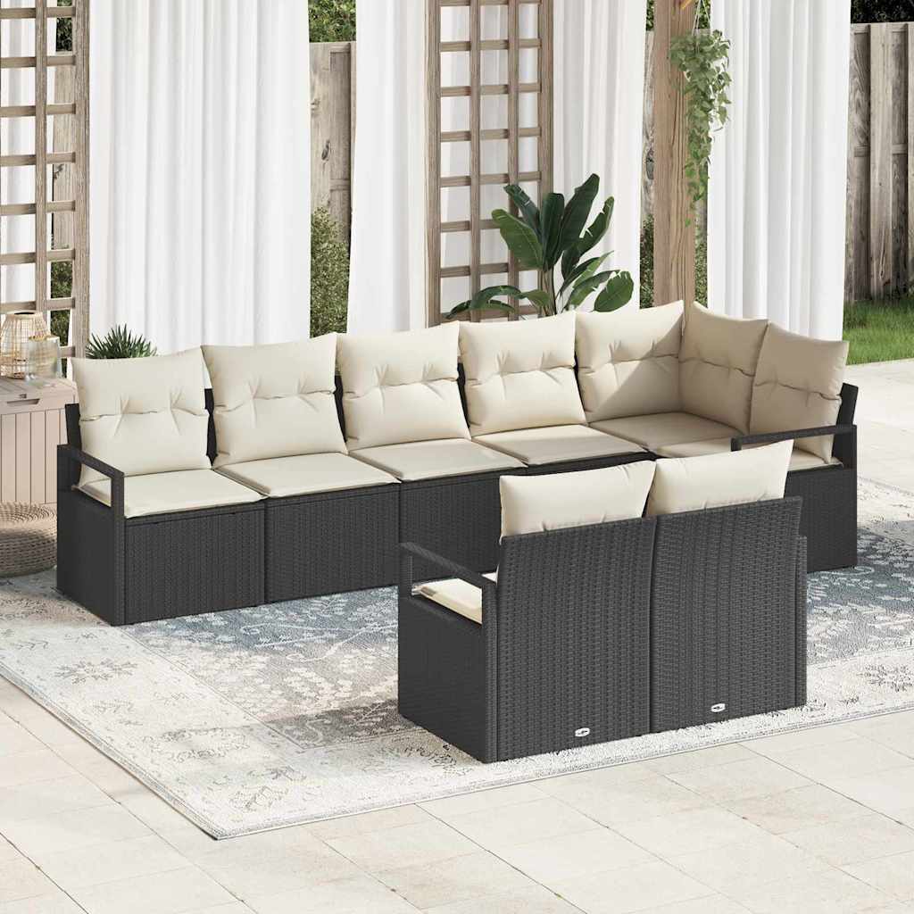 Tuin Sofa Set 9 Pcs Poly Riet