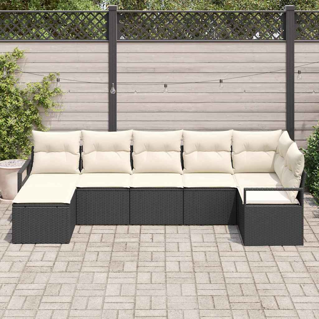 Tuin Sofa Set 8 Pcs Poly Riet