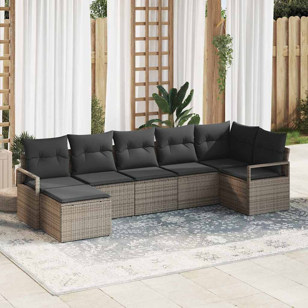 Tuin Sofa Set 8 Pcs Poly Riet