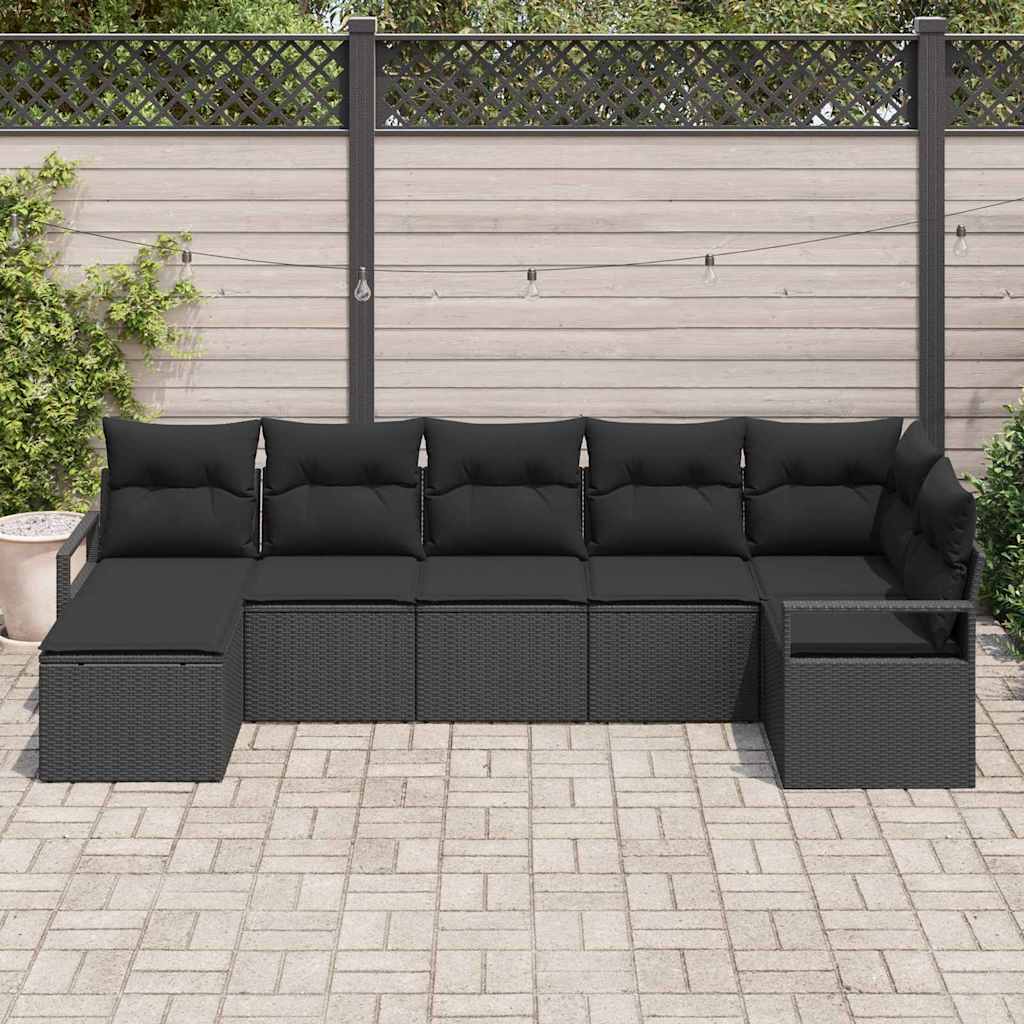 Tuin Sofa Set 8 Pcs Poly Riet