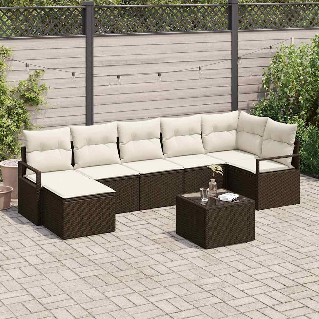 Tuin Sofa Set 8 Pcs Poly Riet