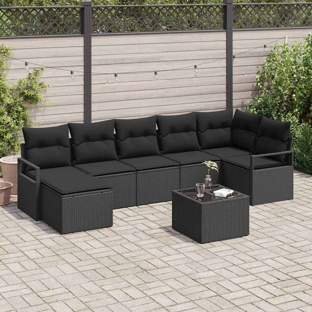 Tuin Sofa Set 8 Pcs Poly Riet