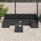 Tuin Sofa Set 8 Pcs Poly Riet