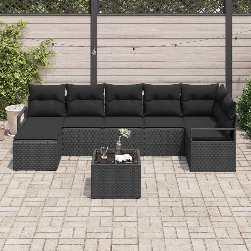 Tuin Sofa Set 8 Pcs Poly Riet