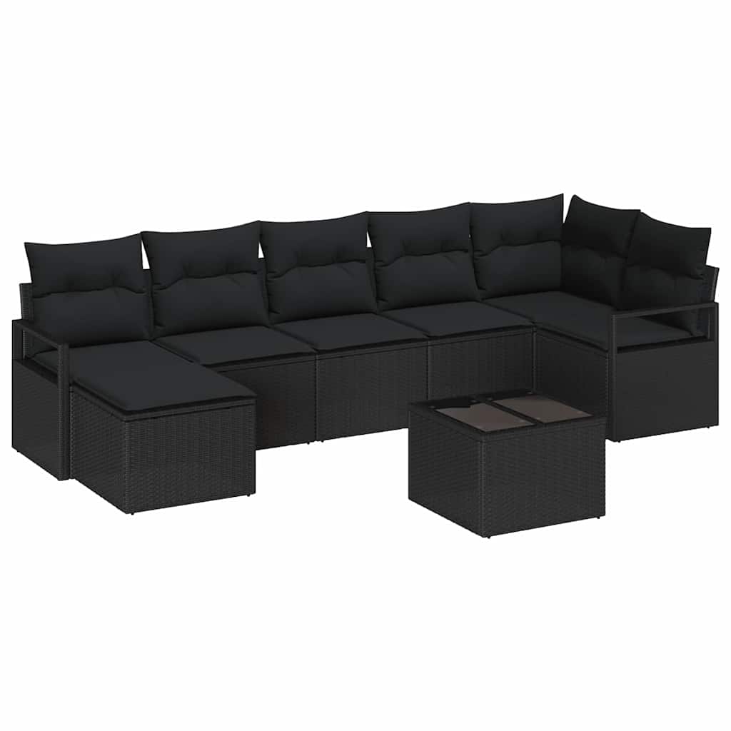 Tuin Sofa Set 8 Pcs Poly Riet