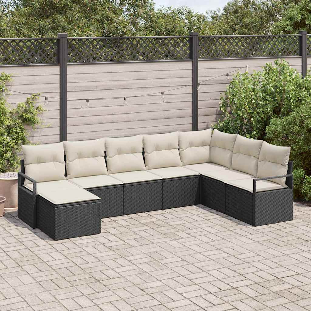 Tuin Sofa Set 9 Pcs Poly Riet