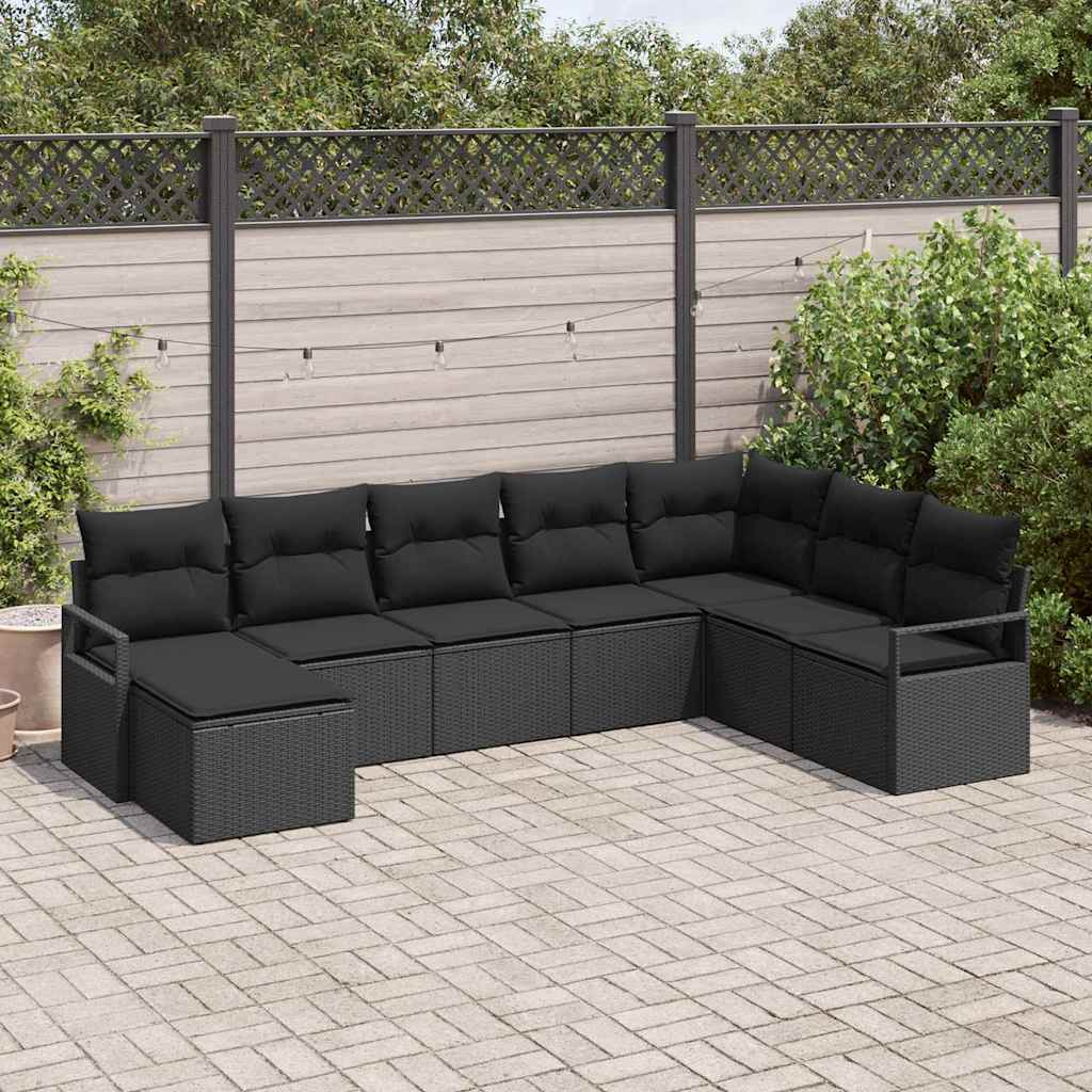 Tuin Sofa Set 9 Pcs Poly Riet