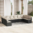 Tuin Sofa Set 10 Pcs Poly Riet