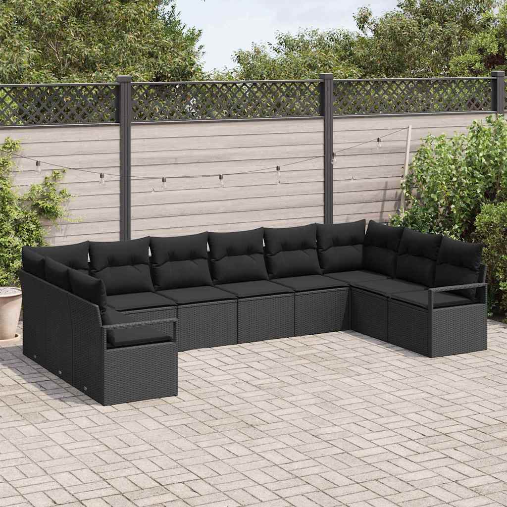 Tuin Sofa Set 10 Pcs Poly Riet