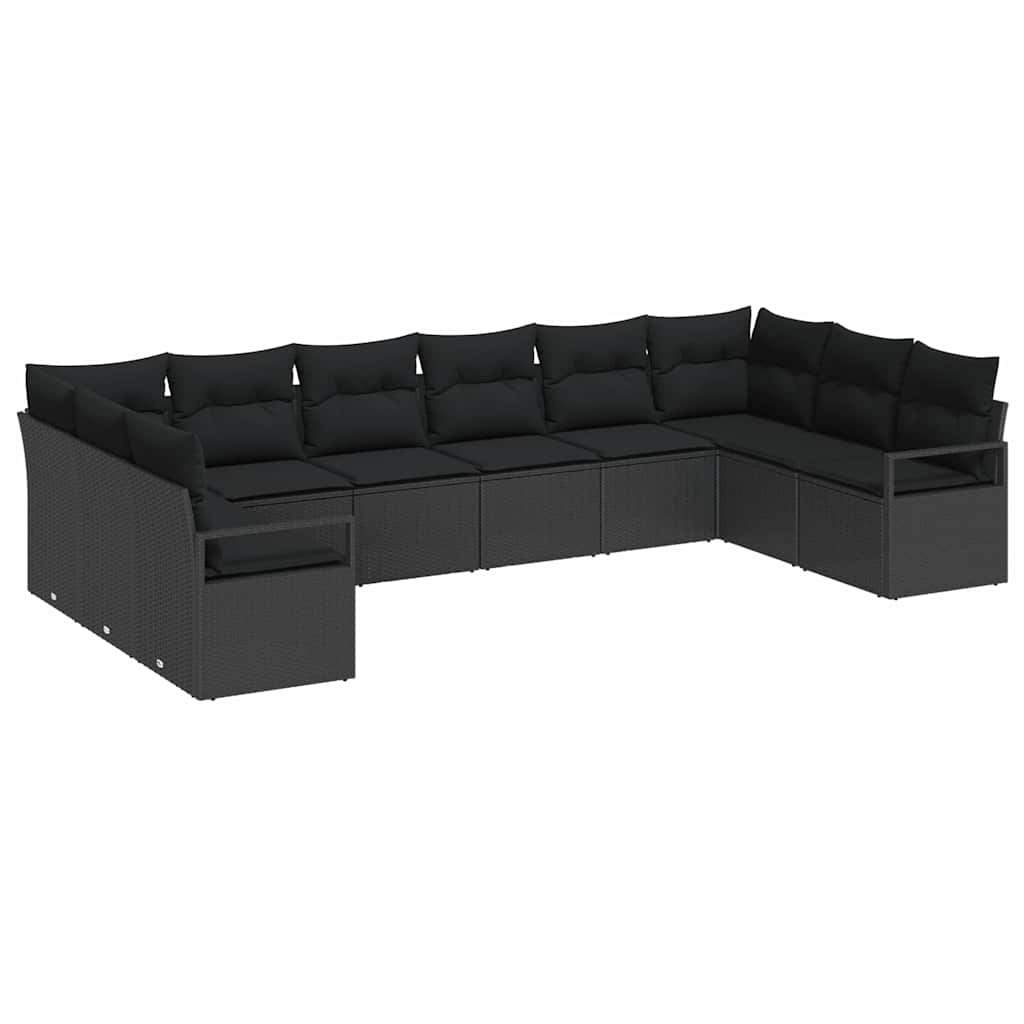 Tuin Sofa Set 10 Pcs Poly Riet