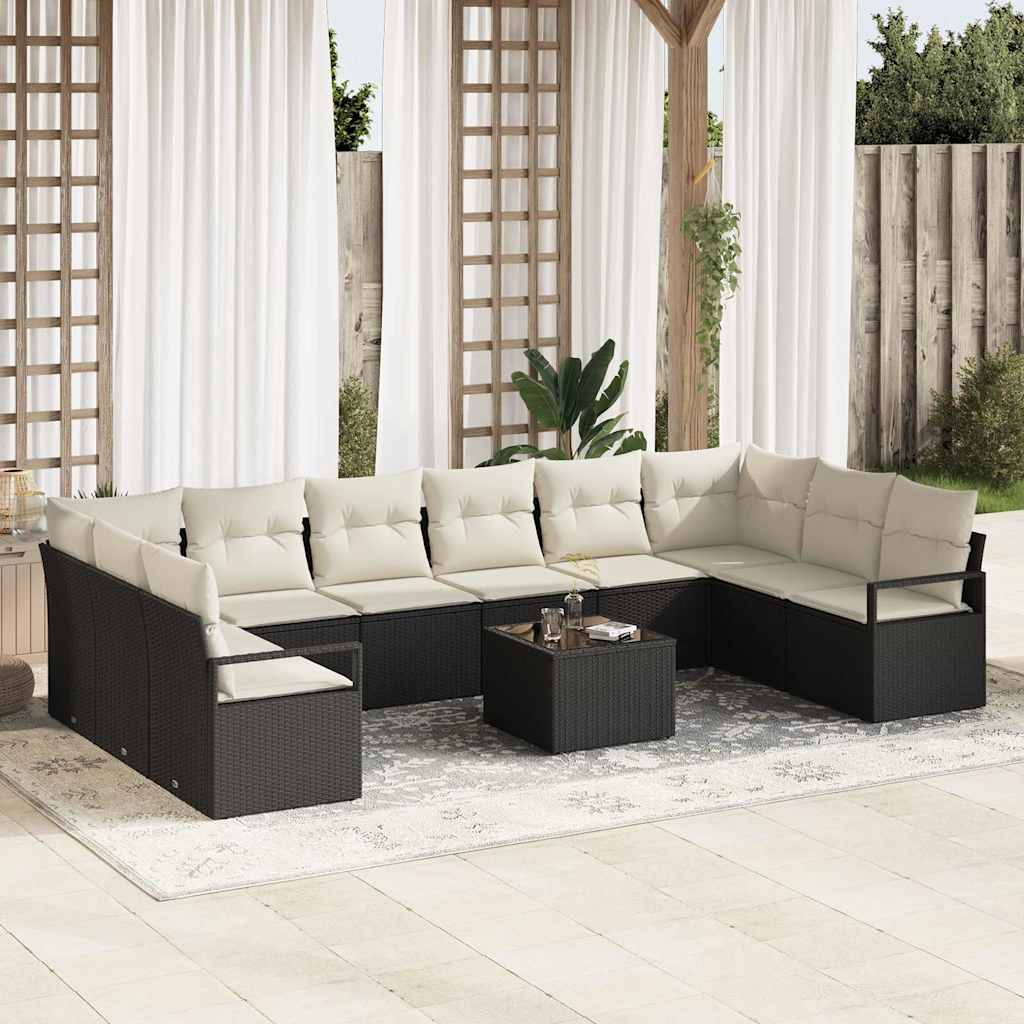 Tuin Sofa Set 10 Pcs Poly Riet