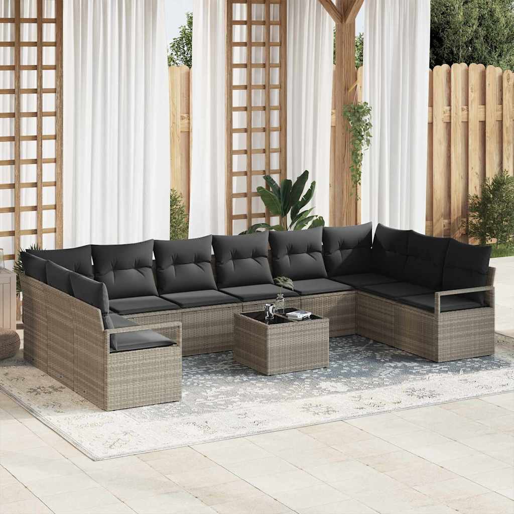 Tuin Sofa Set 10 Pcs Poly Riet