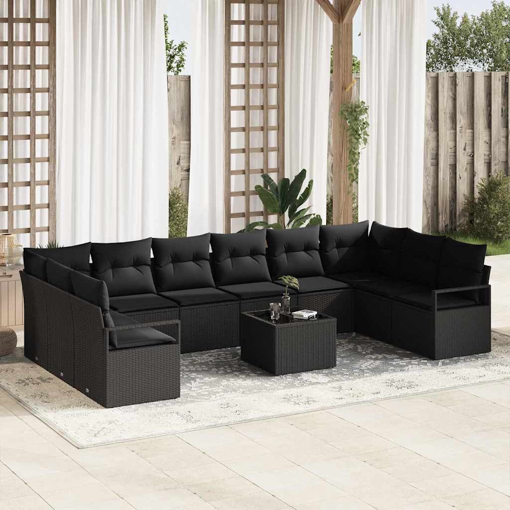 Tuin Sofa Set 10 Pcs Poly Riet