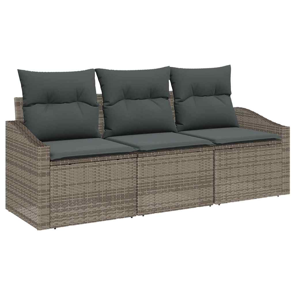 Tuin Sofa Set 3 Pcs Poly Riet