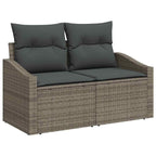 Tuin Sofa Set 3 Pcs Poly Riet