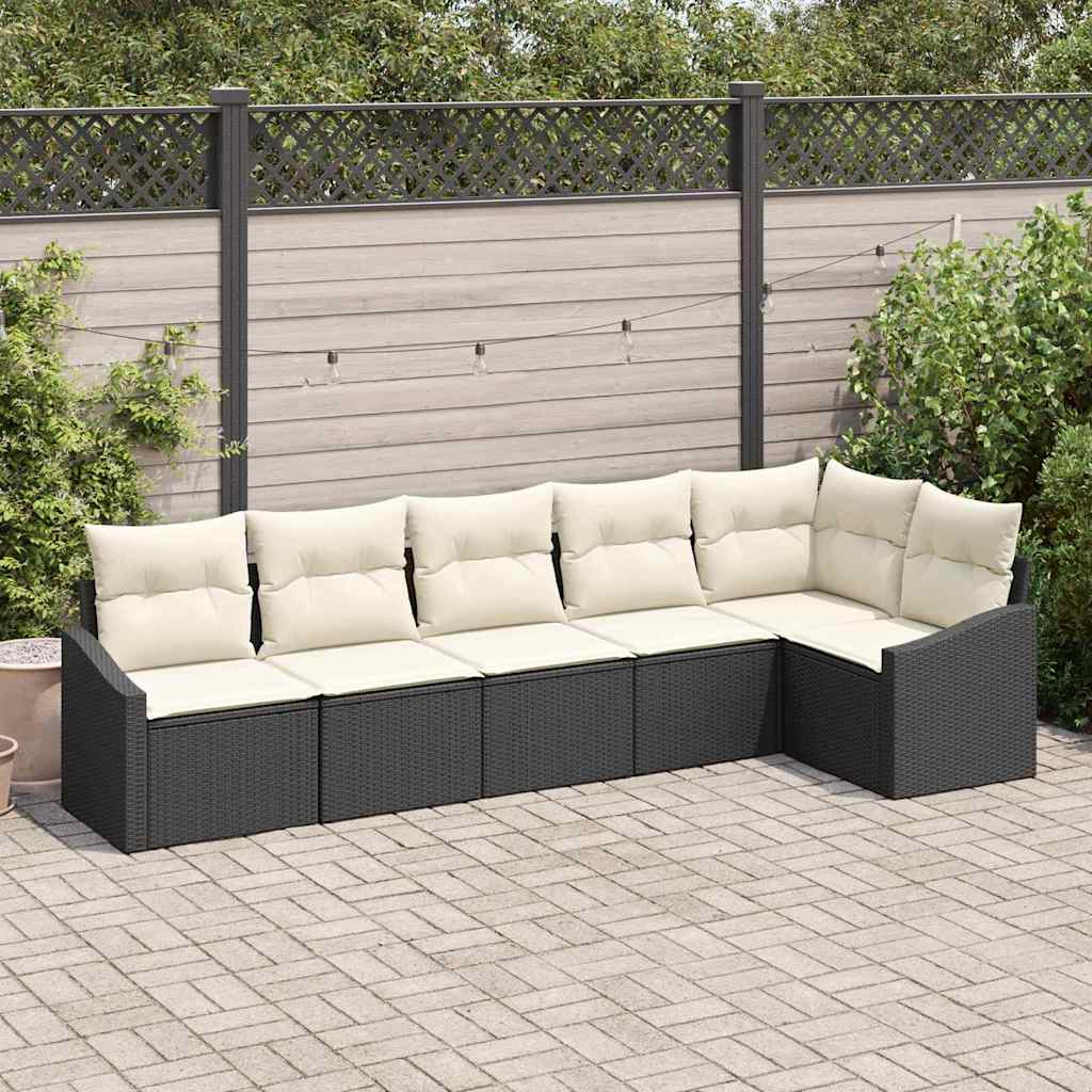 Tuin Sofa Set 7 Pcs Poly Riet