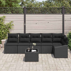 Tuin Sofa Set 7 Pcs Poly Riet