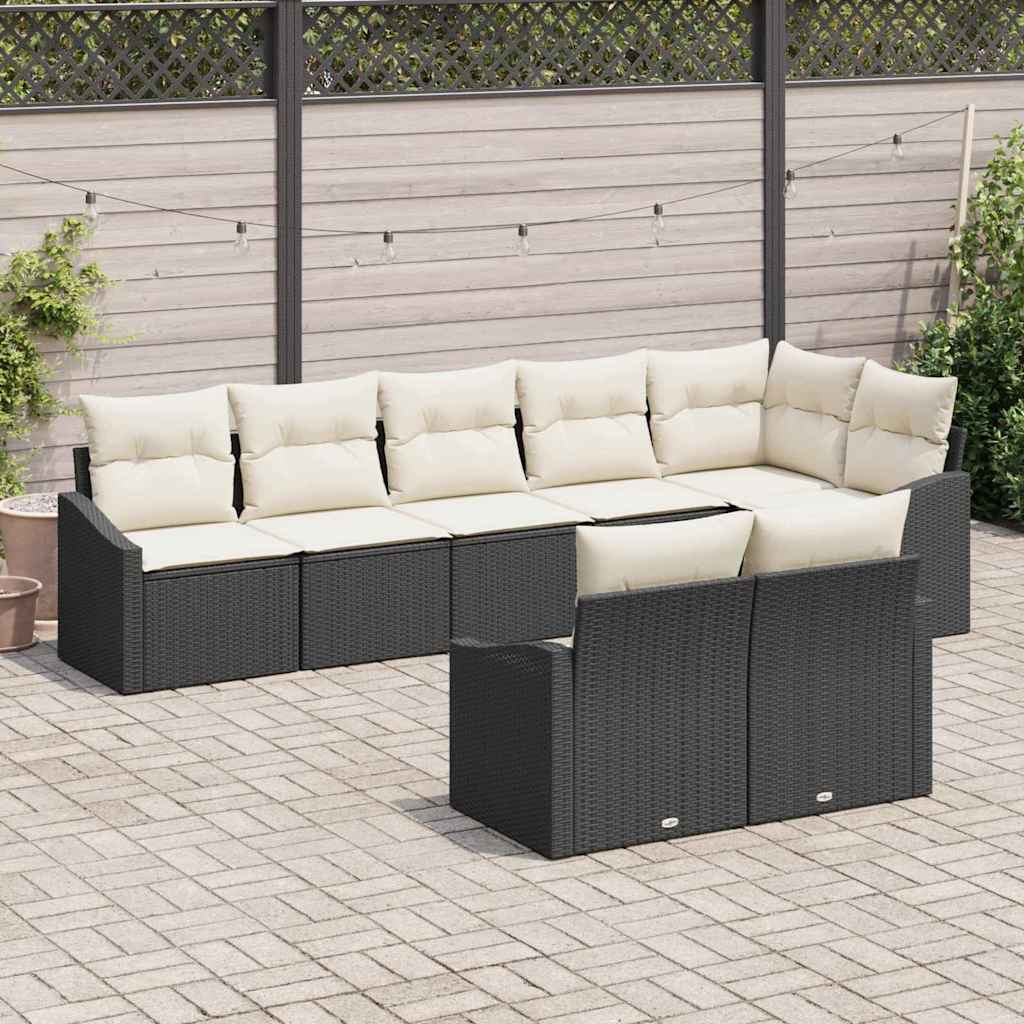 Tuin Sofa Set 9 Pcs Poly Riet