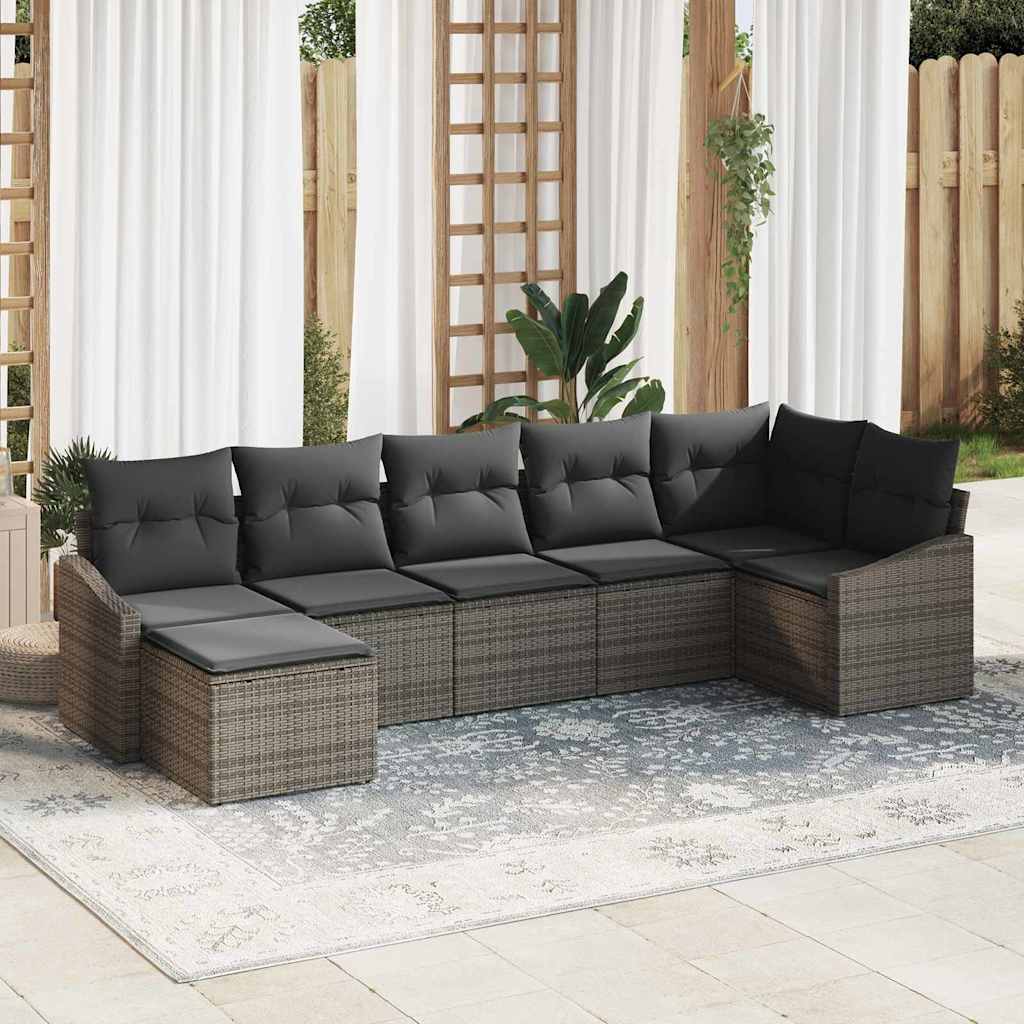 Tuin Sofa Set 8 Pcs Poly Riet