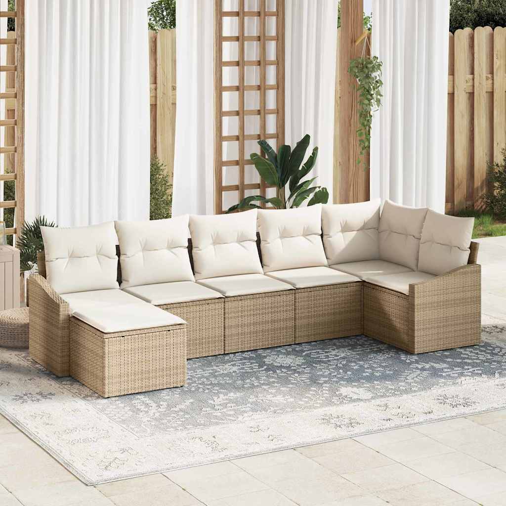 Tuin Sofa Set 8 Pcs Poly Riet
