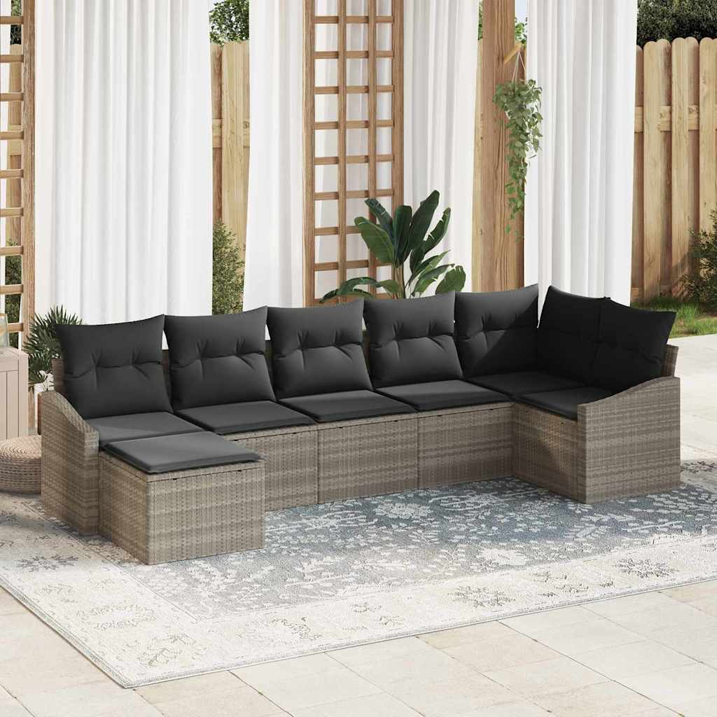 Tuin Sofa Set 8 Pcs Poly Riet