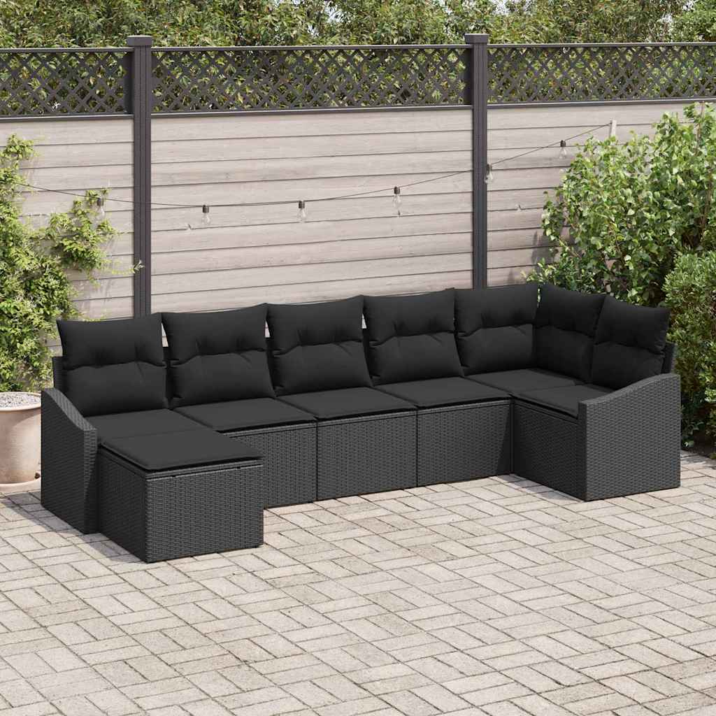 Tuin Sofa Set 8 Pcs Poly Riet