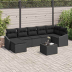 Tuin Sofa Set 8 Pcs Poly Riet