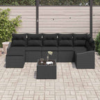 Tuin Sofa Set 8 Pcs Poly Riet