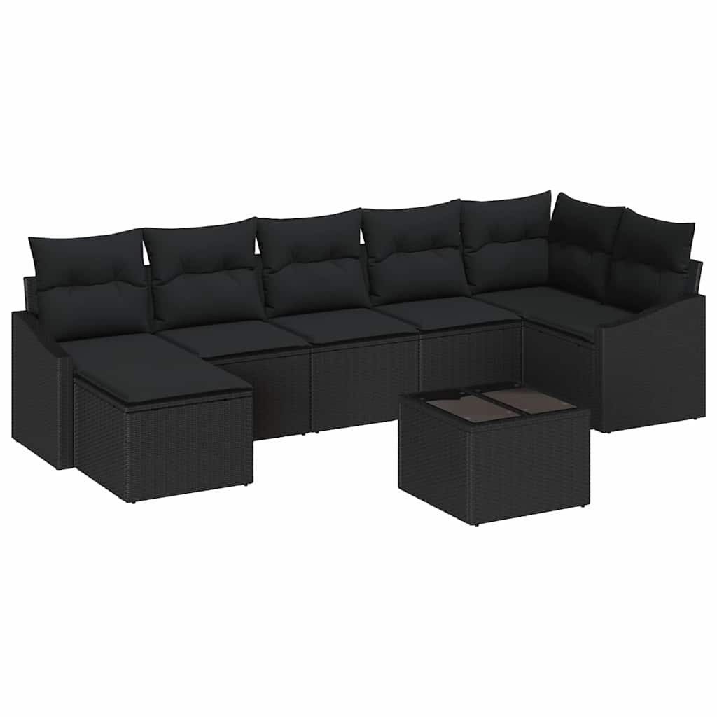 Tuin Sofa Set 8 Pcs Poly Riet