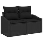 Tuin Sofa Set 8 Pcs Poly Riet