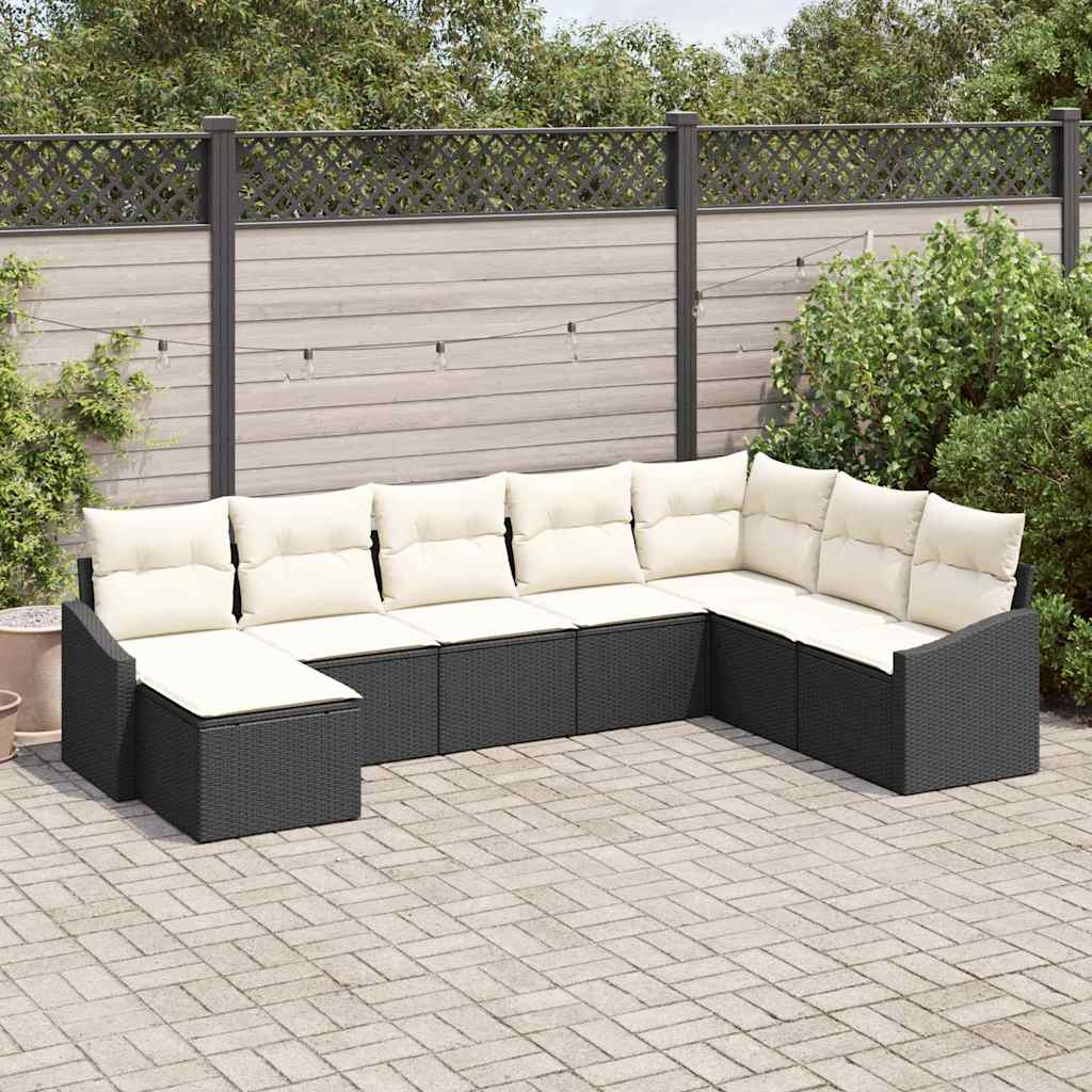 Tuin Sofa Set 9 Pcs Poly Riet